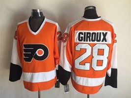 Flyers #28 Claude Giroux Jersey Old Style Uniform Orange - £38.33 GBP