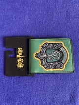 NEW! Harry Potter Green Slytherin Bi Fold Wallet - NWT Official - £15.98 GBP