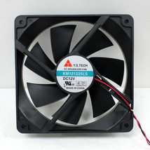 120mm Computer Case Fan Y.S. Tech DC Brushless KM121225LS 4 Pin &amp; Molex Quiet - £4.55 GBP