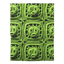 Halloween Green Alien Crochet Galactic Space Zombie Style - Baby Swaddle Blanket - $43.98