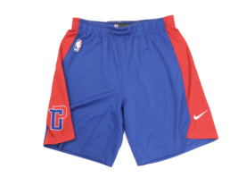 Nike NBA Authentics Detroit Pistons Basketball Pro Cut Shorts Team Issue... - £62.28 GBP