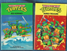2 Teenage Mutant Ninja Turtles PB Books-1990s-Burried Treasure, Red Herrings - £9.23 GBP