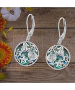 Seahorse Starfish Shell Earrings Sterling Silver Abalone Shell Earrings ... - $99.42