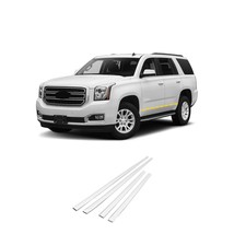 Body Side Molding Cover Trim for GMC Yukon 2015-2020 (4PCs) Chrome Finish Tape-O - £116.49 GBP