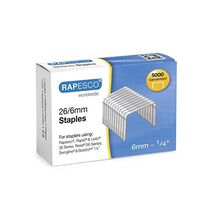 Rapesco Galvanised Staples 26/6 mm - Box of 5,000  - $8.00