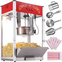 Popcorn Popper Machine Countertop Popcorn Maker 1615W 16 Oz Red - €424,33 EUR