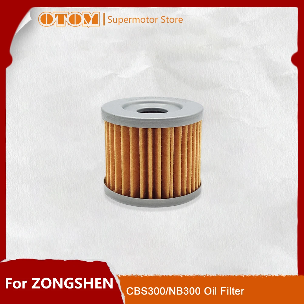 Otom Motorcycle Engine Oil Filter For Zongshen 300cc ZS174MN-3 CBS300 ZS174MN-5 - £14.24 GBP