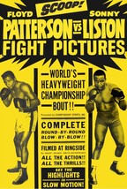 Floyd Patterson Vs Sonny Liston 8X10 Photo Boxing Poster Picture - £3.91 GBP