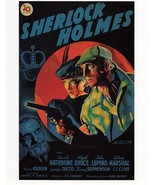 Sherlock Holmes Basil Rathbone Classic Poster Print 8 x 10 15/16 inches - £11.64 GBP