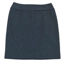 Halogen Gray Black Herringbone Stretch Pencil Skirt Size 8 - £18.11 GBP