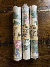 Vintage The Warner Company Lot of 3 Wallpaper  Flowers - $9.27