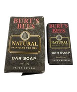 Burt’s Bees Natural Skin Care Bar Soap For Men 4 oz Full Size and 0.80 o... - $23.74
