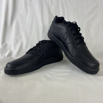 Nike Ebernon Low Triple Black Mens Size 10.5 Athletic Basketball Shoes S... - $37.99