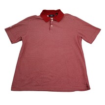 Callaway X Shirt Mens L Red Polo white stripes Series Golf Casual - $378.90 MXN