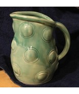 Hand Made Blue Green Small Pitcher - $32.05 CAD
