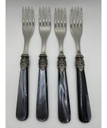 EME Napoleon Dark Gray Pearl Dinner Forks 8.25”Set Of 4 Mirror Polished ... - £27.95 GBP