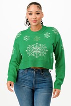 Cropped Christmas Sweater - $49.55