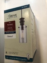 Patriot Lighting Samuel Pendant Fitter in Bronze Finish Clear Glass Light - $42.97