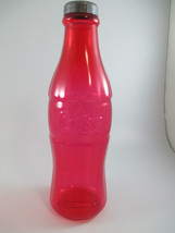 Coca-Cola Plastic 12&quot; Red Contour Bottle Coin Bank - £4.70 GBP