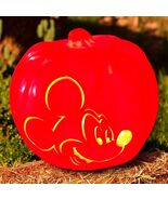 Gemmy Disney Mickey Mouse Cut Out Light Up Jack O Lantern Halloween Decor - $23.99