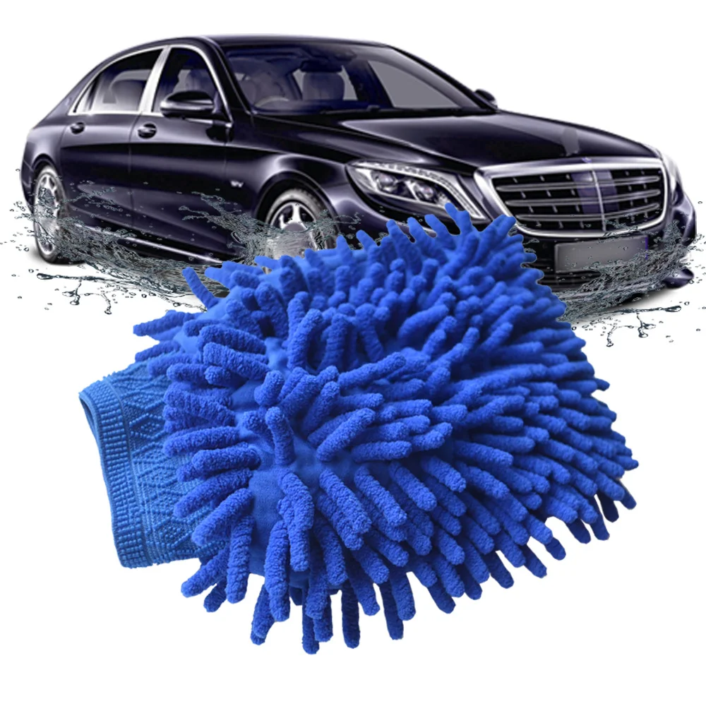 Microfiber Car Cleaning Mitt Glove - £10.08 GBP