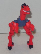 2015 Hasbro Jurassic World Hero Mashers Velociraptor action Figure Red - £11.46 GBP