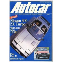 Autocar Magazine August 25 1984 mbox2934/a  Tested Nissan 300 ZX Turbo - Vauxhal - £3.91 GBP