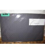 Charisma AMELIA Blue Diamond jacquard king bedskirt NIP - $41.23