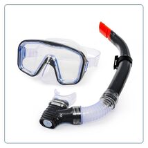 Aqua Leisure DOMINICA Adult Snorkel Mask Combo Black PVC Latex-Free Adju... - $15.28 Aqua Leisure DOMINICA Adult Snorkel Mask Combo Black PVC Latex-Free Adju... - $15.28