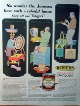 Rogers Brushing Lacquer Magazine Advertising Print Ad Art 1930s - $6.99