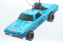 Christmas Ornament for 1968 Chevy El Camino Blue White Pin Stripes - $35.24