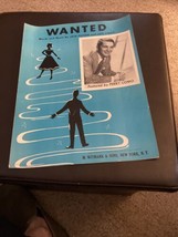 Wanted - 1954 sheet music by Fulton &amp; Steele - Perry Como photo - £4.05 GBP