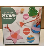 Art 101 Crafts Clay Ornaments Make Your Own No Baking Required 8+ NIB 271E - £5.90 GBP