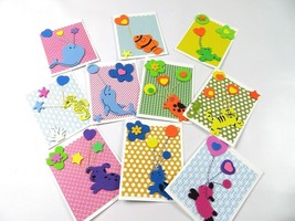 Set of 10 Children Thank You cards, folded A2 cards, 5.5&quot;X4.25&quot; - £15.75 GBP