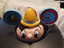 Authentic Disney Parks Pinocchio Mickey Ears Hat Official Conscience 18 KT - $14.75