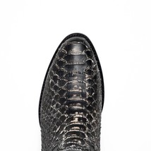 KANSAS Genuine Snake Skin Cowboy Boot from the Western Collection White image 7