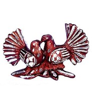 Rastogi Handicrafts Aluminium Love Bird Home Table Decor Feng Shui Figurine Gift - £19.27 GBP