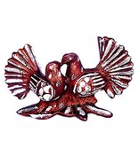 Rastogi Handicrafts Aluminium Love Bird Home Table Decor Feng Shui Figur... - $33.56 CAD
