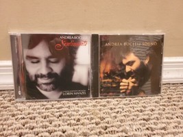 Lot of 2 Andrea Bocelli CDs: Sentimento, Sogno - $8.54