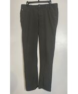 Linksoul 5 Pocket Boardwalker Pants Mens 34R Heather Gray Straight Golf ... - $23.79