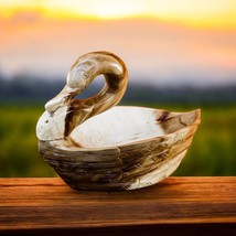 Wood Bowl Decorative Bowl Solid Wood Deco Wooden Bowl Fruit Bowl Carved ... - $1,455.53 MXN