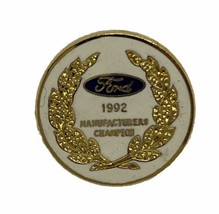 Ford Motorsport 1992 Manufacturers Champion Car Enamel Lapel Hat Pin Pin... - £4.64 GBP