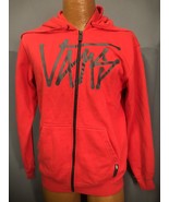 Vans Hechizo Fuera Logo Completo Sudadera con Cremallera TALLA S Rojo - £20.38 GBP