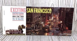 1961-62 &quot;Exciting San Francisco&quot; Postcard Booklet Gray Line Tour Nos Complete - £7.89 GBP
