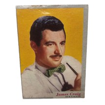 VTG 1953 Topps Who-Z-At Star  # 32 James Craig John Card - £20.67 GBP