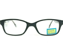 Zack &amp; Zoe SS-86 Kids Eyeglasses Frames Black Square Horn Full Rim 46-17-130 - £18.08 GBP