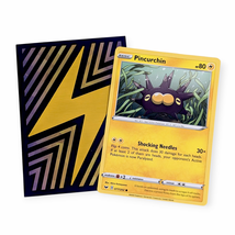 Sword &amp; Shield Pokemon Card (QQ28): Pincurchin 077/202 - $91.54 MXN