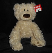 12&quot; Baby Gund Beige Philbin Teddy Bear Stuffed Animal Plush Toy W/ Tag 319926 - £18.94 GBP