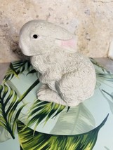 Bisque Porcelain Easter Bunny Rabbit Dept.56 Holiday Decor Vintage Figurine G - £9.33 GBP