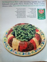 Del Monte Green Beans Print Magazine Advertisement 1966 - $5.99